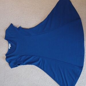 Wilde Cobalt Blue A-Line Cap Sleeve Dress
